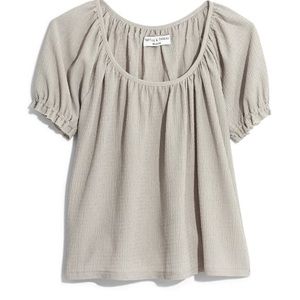 Madewell Texture & Thread Peasant Top